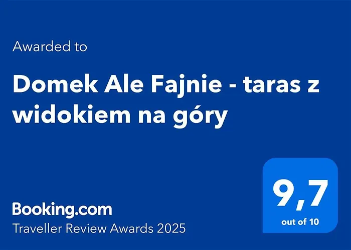 Ale Fajnie - Taras Z Widokiem Na Gory Дом отдыха *